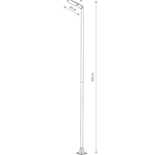 Вуличний світильник Nowodvorski Pathway Led Pro 1x60W 3000K 5700Lm IP65 - Зображення 3