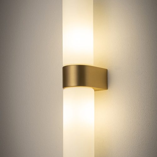 Бра для ванної, світильник Nowodvorski Natalie G9 2x10W IP44 Brass - Зображення 3