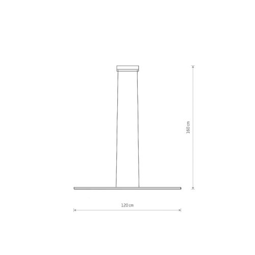 Люстра Nowodvorski Bar LED S 1x21W 4000K 1300Lm IP20 Чорна - Зображення 3