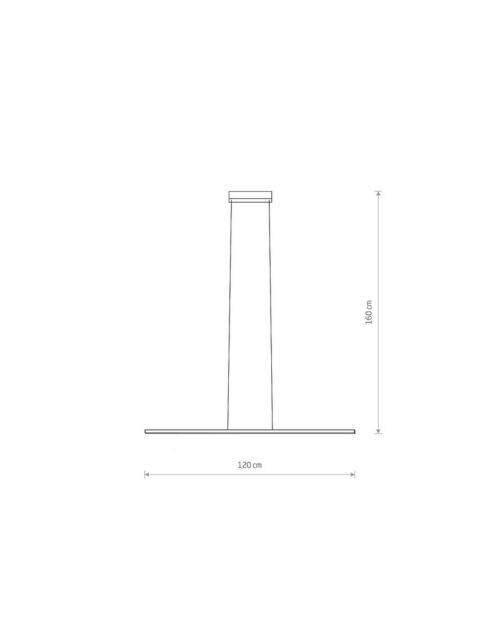 Люстра Nowodvorski Bar LED S 1x21W 4000K 1300Lm IP20 Чорна - Зображення 3