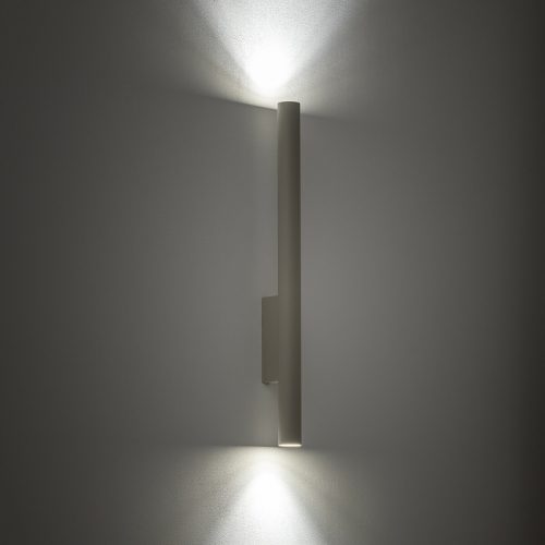 Бра, настінний світильник Nowodvorski Fourty Wall M GU10 2x10W IP20 Silk Gray - Зображення 3