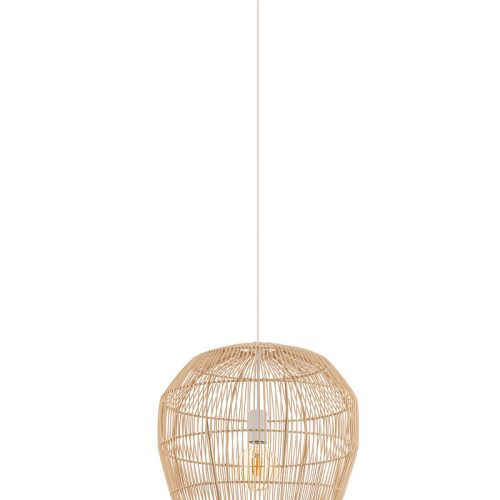 Підвісний світильник, люстра Nowodvorski Haiti S E27 1x25W IP20 Бежевий
