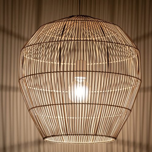 Підвісний світильник, люстра Nowodvorski Haiti M E27 1x25W IP20 Бежевий - Зображення 3