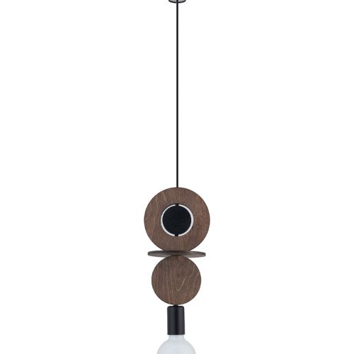 Підвісний світильник, люстра Nowodvorski Drops Wood C E27 1x25W IP20 Коричневий
