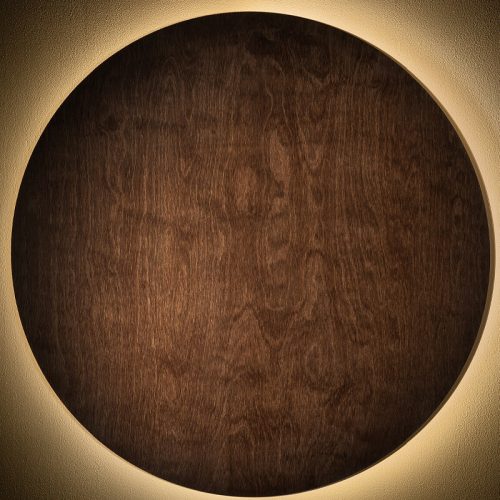 Бра, настінний світильник Nowodvorski Ring Timber Led XXL 1x22W 3000K 400Lm IP20 Brown - Зображення 3