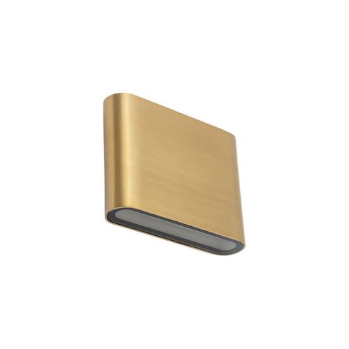 Вуличний світильник Nowodvorski Semi S Led 2x3W 3000K 300Lm IP54 Brass