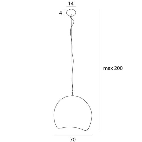 Підвісна Лампа Maxlight Pierre 70 см Біла - Зображення 3