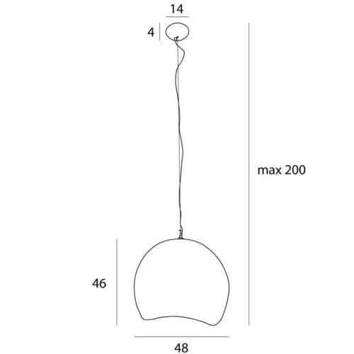 Підвісна Лампа Maxlight Pierre 48 см Біла - Зображення 4