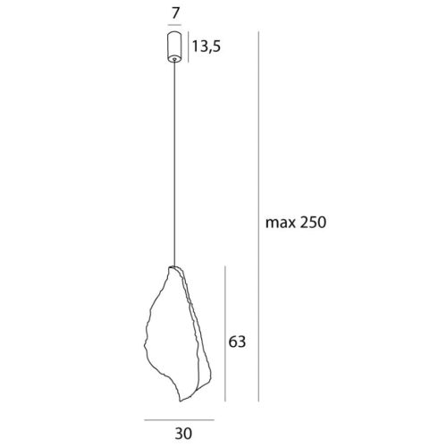 Підвісна лампа Maxlight Concha Біла - Зображення 4
