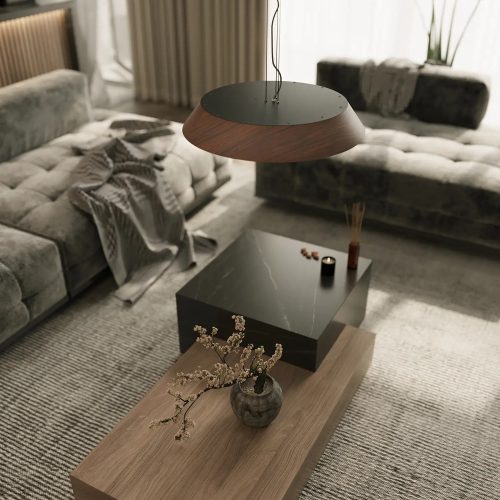 Підвісна лампа Maxlight Tamago Dark Walnut Wood - Зображення 4