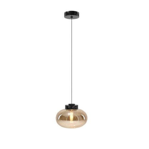 Підвісна лампа Maxlight Moonstone Amber Glass + Black Marble