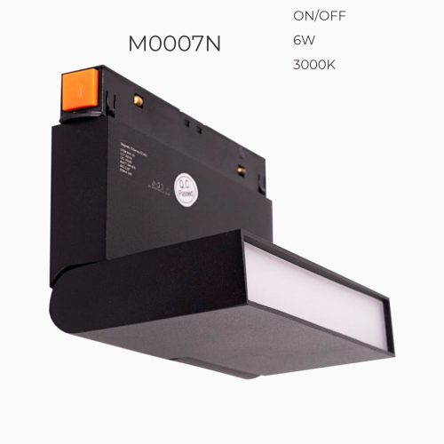 Лінійний прожектор Maxlight "книжка"для магнітного шинопроводу 6W 3000K ON/OFF