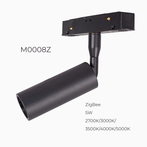 Прожектор поворотний Maxlight для магнітного шинопроводу 5W 3000К 24° DALI
