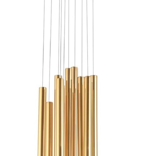 Підвісна Лампа Maxlight Organic Gold Середня Золота