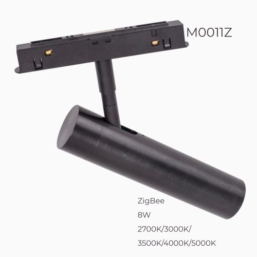 Прожектор поворотний Maxlight для магнітного шинопроводу 8W 24° 2700K-5000K ZigBee - Зображення 1