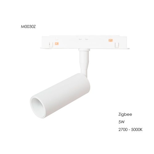 Прожектор поворотний Maxlight для магнітного шинопроводу 5W 24° 3000K ZigBee - Зображення 3