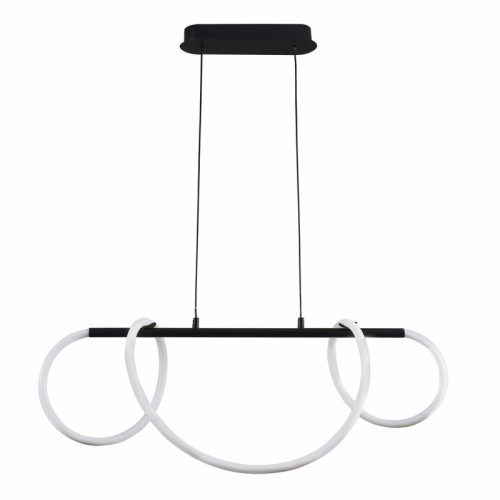 Підвісний світильник, люстра Goldlux Emma Led 1x38W 4000K 4450Lm IP20 Чорний