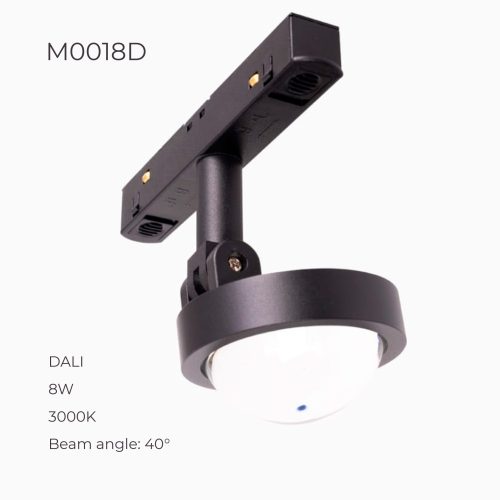 Лінзований прожектор Maxlight для магнітного шинопроводу 8W 3000K 40° DALI - Зображення 2