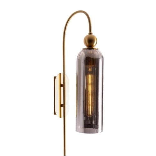 Настінний світильник Maxlight Kinkiet Campanila Smoky Glass