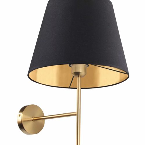 Бра, настінний світильник Goldlux Elena E27 1x20W IP20 Bk