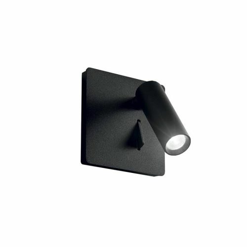 Бра, настінний світильник Ideal Lux Lite AP Nero