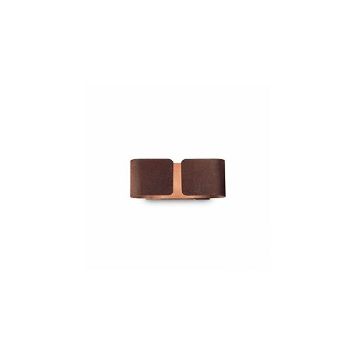 Бра, настінний світильник Ideal Lux Clip Ap2 Mini Corten - Зображення 1