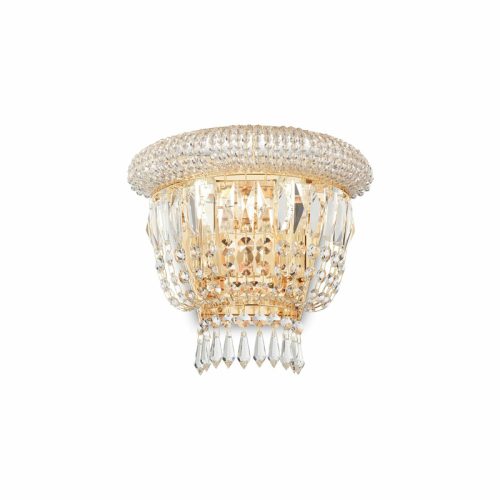 Бра, настінний світильник Ideal Lux Dubai ap2 ottone - Зображення 1