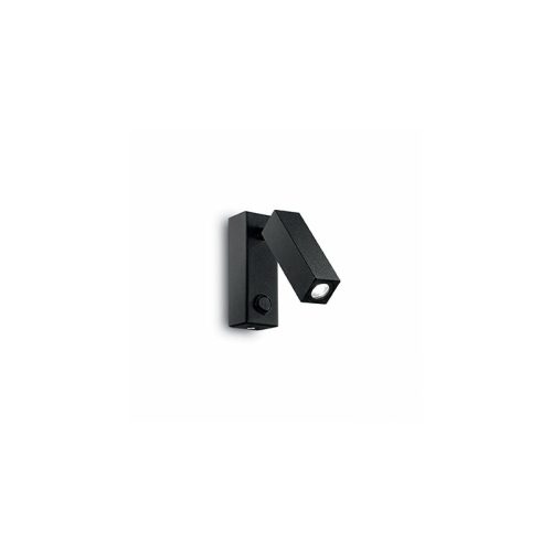 Бра, настінний світильник Ideal Lux Page Ap1 Square Nero - Зображення 1