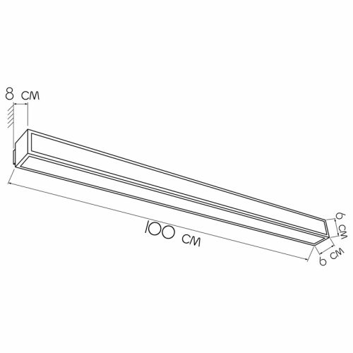Бра, настінний світильник Imperium Light Lightbox LED 34W 3000K IP20 - Зображення 3