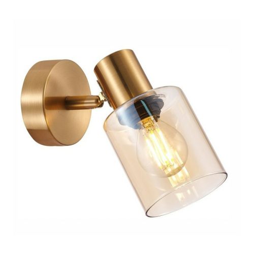 Бра, настінний світильник Italux Santia E14 1x40W IP20 Gold
