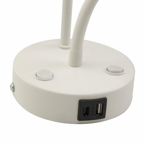 Бра, настінний світильник Tk Lighting Maja E27+G9 2x15+8W IP20 Wh - Зображення 3