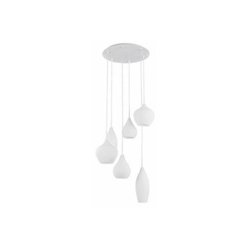 Підвісний світильник, люстра Ideal Lux SOFT SP6 BIANCO