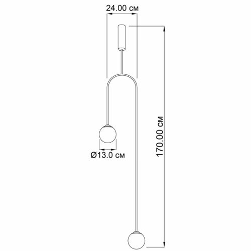 Підвісний світильник, люстра Imperium Light Leister E14 2x40W IP20 Золотий - Зображення 3