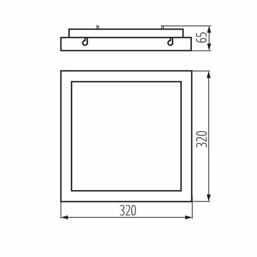 Світильник стельовий Kanlux Tybia LED 1x25W 4000K 2600Lm IP20 - Зображення 3