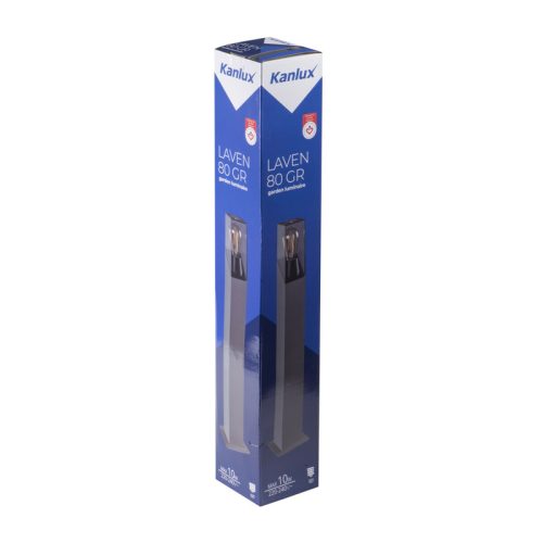 Вуличний світильник Kanlux Laven 80 E27 10W IP44 Gr - Зображення 3