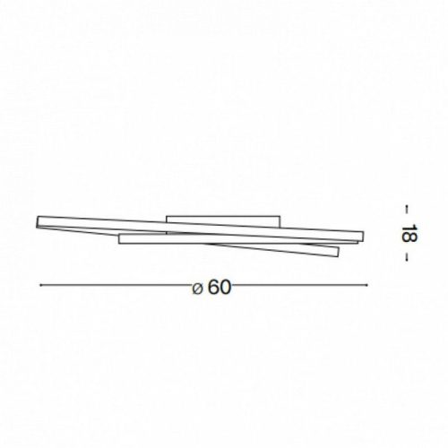 Люстра Ideal Lux Bianco LED 1x49W 3000K 5000Lm IP20 - Зображення 3