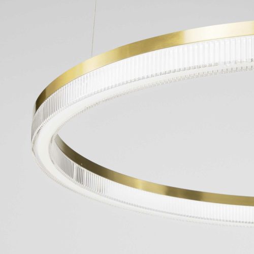 Люстра Ideal Lux Crown Led 1x30W 3000K 3000Lm IP20 Латунь - Зображення 2