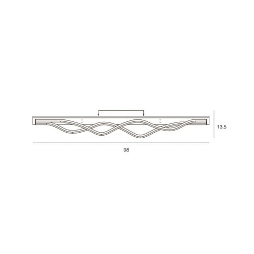 Люстра Italux Conato Led 2x35W 3000K 1500Lm IP20 - Зображення 3