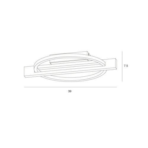 Люстра Italux Natano Led 1x16W 3000K 500Lm IP20 - Зображення 3