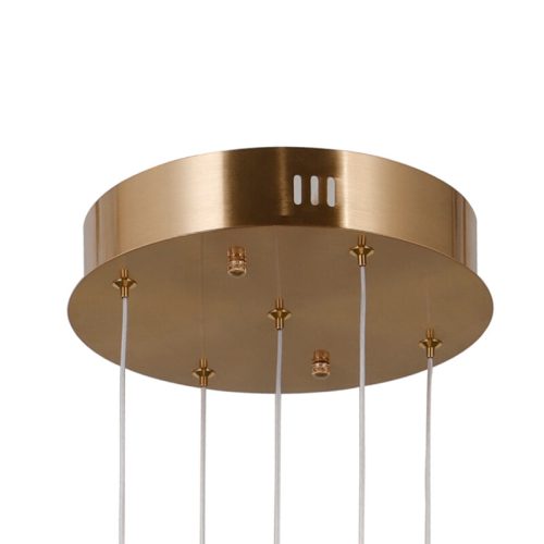 Люстра Italux Ganti Led 5x12W 3000K 1300Lm IP20 Золота - Зображення 3