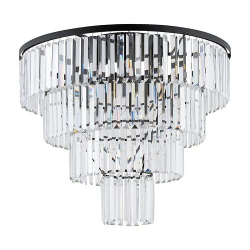 Люстра Nowodvorski Cristal Е14 12x60W IP20 Чорна