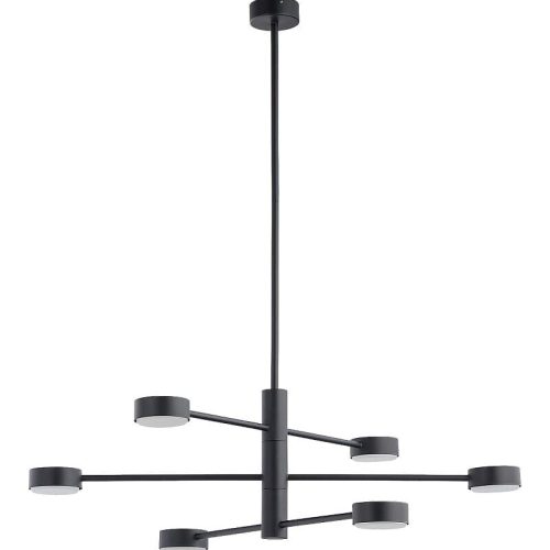 Люстра Nowodvorski Orbit GX53 6x8W IP20 Чорна - Зображення 1