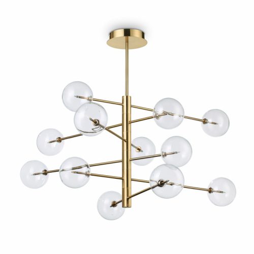 Люстра підвісна Ideal Lux Equinoxe sp12 ottone antico