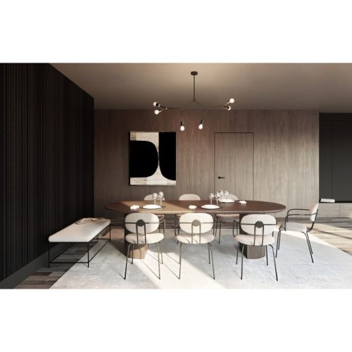 Люстра Nowodvorski Twig E27 6x60W IP20 Чорна - Зображення 3