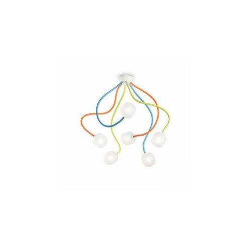 Люстра пристельова Ideal Lux Octopus Pl6 Color