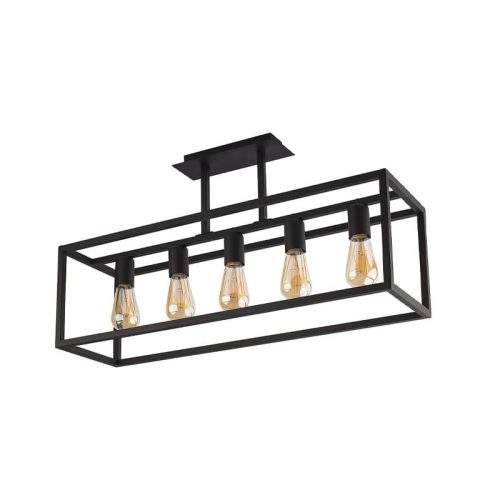Люстра Nowodvorski Crate E27 5x60W IP20 Чорна