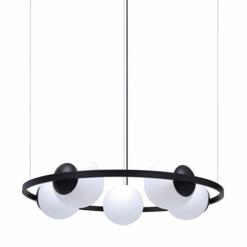 Люстра Zuma Line Orbit E27 5x40W IP20 Чорна - Зображення 2