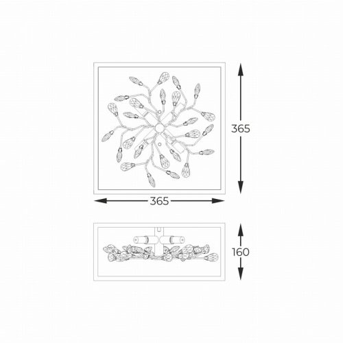 Люстра Zuma Line Spring G9 4x33W IP20 - Зображення 2