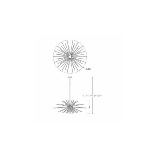Люстра Zuma Line Urchin - Зображення 3