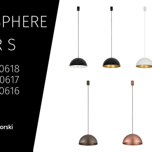 Підвісний світильник, люстра Nowodvorski Hemisphere Super S GX53 1x12W IP20 Шоколадний - Зображення 4